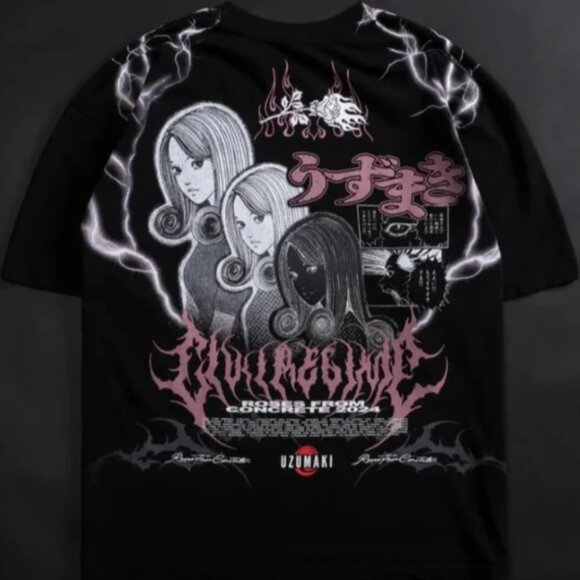 NWOT Civil Regime- Chapter 6 199X Uzumaki Oversized Tee - Picture 3 of 9